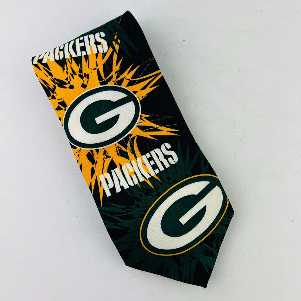 Green Bay Packers LOGO NFL Game Day Ralph Marlin Necktie Tie